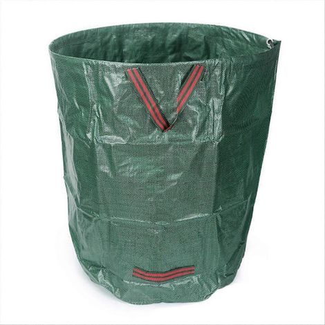 Large garden bag, for fallen leaves and green waste, reusable, waterproof, high capacity, sturdy bag for outdoor use. (1/5)