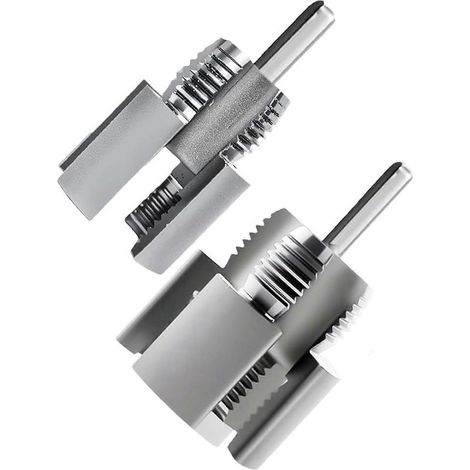 Utensile filettatore integrato per tubi interni ed esterni, utensile per filettatura a doppia funzione, 1/2 pollice + 3/4 di pollice (1/5)