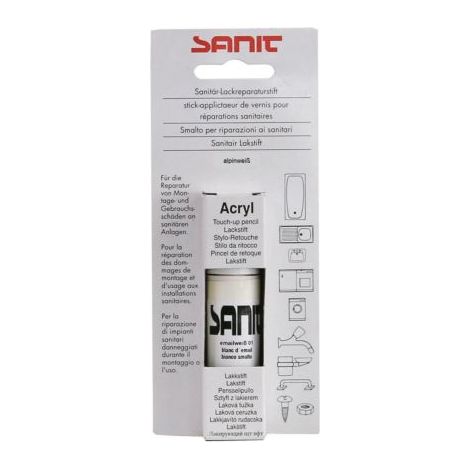 Sanit Lackreparaturstift 3138 alpinweiß, 1 Stück