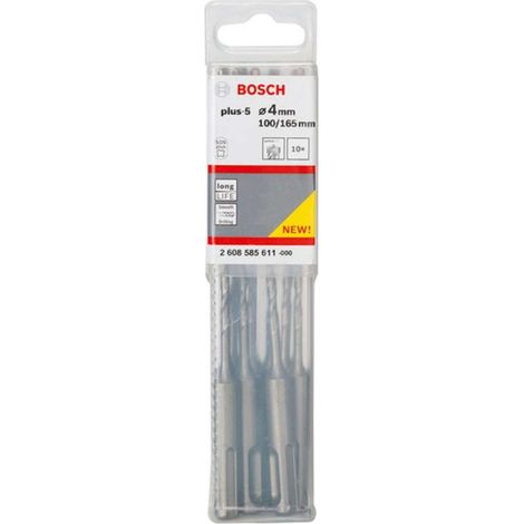 foret Bosch SDS-plus-5 4mm 10 pièces