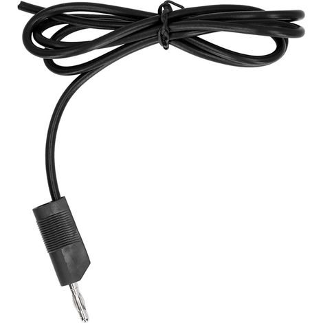 2er-Pack Bananenstecker-Prüfleitungen, 4 mm Stecker-Stecker, Messing PE, 32 A 1000 V, Elektrisches Prüfset, Schwarz (1/5)
