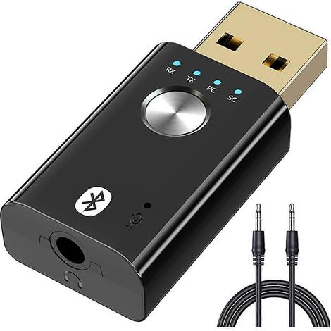 Émetteur-récepteur Bluetooth 5.1 USB 4 en 1 (1/5)