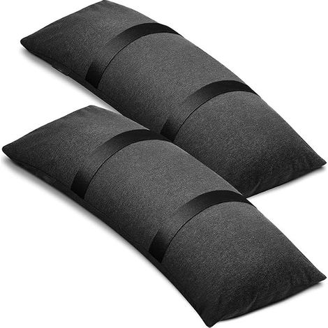 2 Pièces Poids Parasol, Socle Parasol Extérieur, Sac de Sable pour Tonnelle, Sac de Sable pour Pied Parasol, Poids pour Tonnelle Sac de Sable, Pied de Parasol Remplissable pour Extérieur (1/5)
