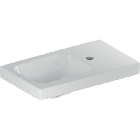 Geberit iCon Light Handwaschbecken, 53 cm x 31 cm, mit Hahnloch (1/6)