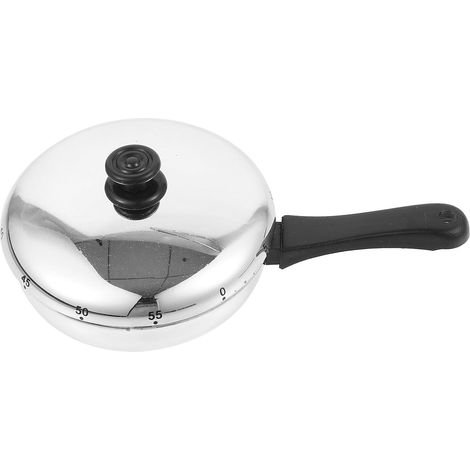 Minuteur Alarme Sonore Cuisine et Fonctionnement Simple en Acier (1/5)