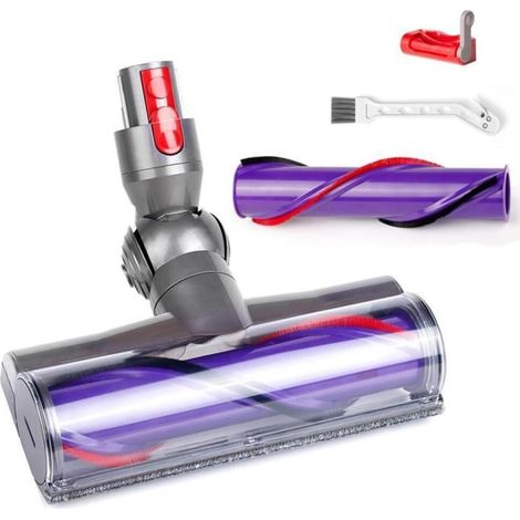 de Rechange à Dégagement Rapide et de Brosse à Rouleau pour Accessoires D'Aspirateur pour Dyson V8 V10, V11, V15, SV10, SV12, SV14 (1/5)