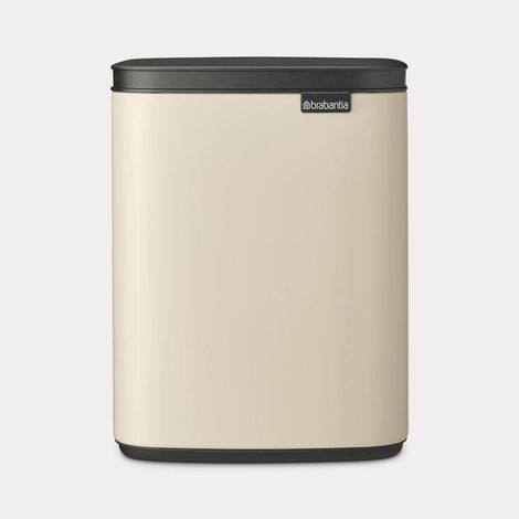 Brabantia Mülleimer dede Abfallbehälter Bo 7L Kompakter rechteckiger Mülleimer mit Deckel deverschluß suave und herausnehmbarem Inneneimer  Wandmontage oder freistehendes Design für Bad, Küche oder Bü
