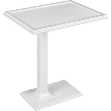 Mesa auxiliar Gessi Eleganza, en Cristalplant, 595 x 450 x 580mm,