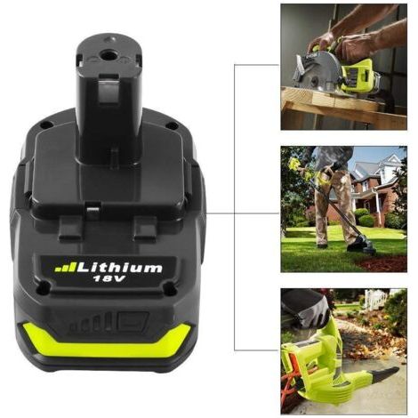 DEESSE SHOP-Batterie 18V 4,0Ah Compatible Ryobi One+ au Lithium 4000mAh Hobby Tech (1/4)