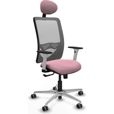 Silla de oficina piqueras y crespo Zulema blanco espuma alta densidad (1/2)