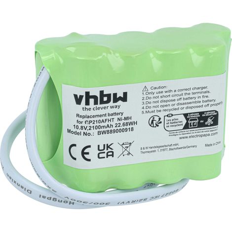 vhbw Akku Ersatz für Velux GP210AFHT, 865103 für Dachfensterrollladen (2100 mAh, 10,8 V, NiMH, mit Kabel) (1/5)