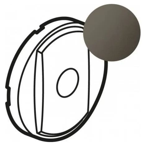 Placca interruttore Legrand intuition facile installazione grafite