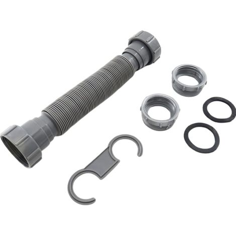Kit plomberie cuisine et salle de bain drain évier réglable sous installation facile complète (1/5)