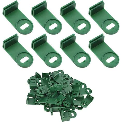 100 jeux de clips d'angle pour serre, fixation d'isolant et d'ombrage (1/5)