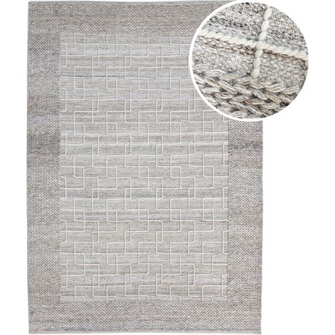 Axi Maui Tapis D'Extérieur, Rectangulaire, Beige, 160X230 Cm / Épaisseur : 5 Mm - Tapis Jardin Extérieur/Intérieur - Tapis Balcon Fabriqué À Partir De Bouteilles En Pet Recyclées (1/5)