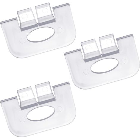3pcs Poignées de Levage sans Fil pour Stores Alvéolaires, Poignées de Rechange Stores Cellulaires à Plis 3/4 Pouce pour Cellulaires Graver Bali Blinds Fabriqués Après 2015 (Transparents) (1/5)