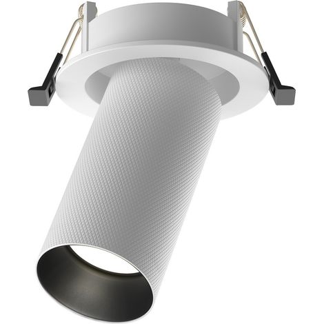 Apparecchio di illuminazione a incasso, rotondo, bianco, tubo orientabile, 1xGU10 10W, Artisan Maytoni (1/2)