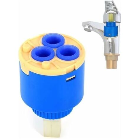 Noyau de valve de robinet, noyau de valve en céramique, robinet de filtre, robinet de contrôle interne, robinet de filtre de valve (35mm), (1/4)