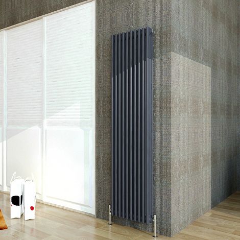 Biubiubath Traditional Cast Iron Radiator 1800x470mm 3 Column Anthracite