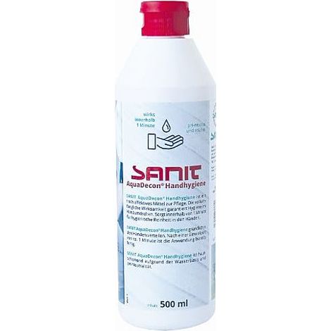 Sanit AquaDecon hygiène des mains 3381 flacon 500ml (1/2)