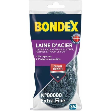 Lana de Acero Extra Fina 00000 150g - Bondex