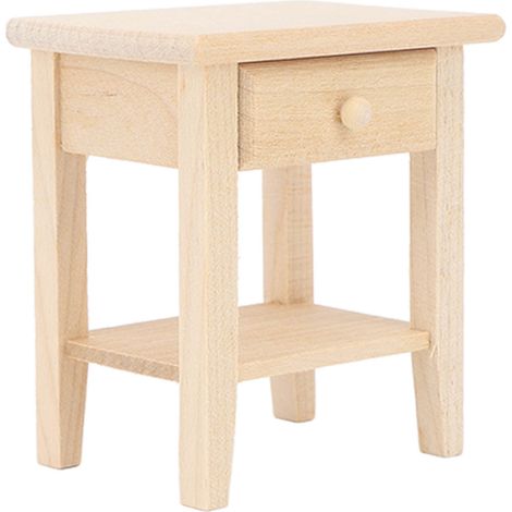 Buffet miniature pour maison de poupée à l'échelle 1:12, meuble en bois, meuble d'appoint (1/5)