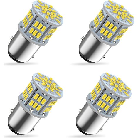 Ampoules LED 1157 P21/5W BAY15D 2057 2357 7528 Lot de 4 pièces (1/5)
