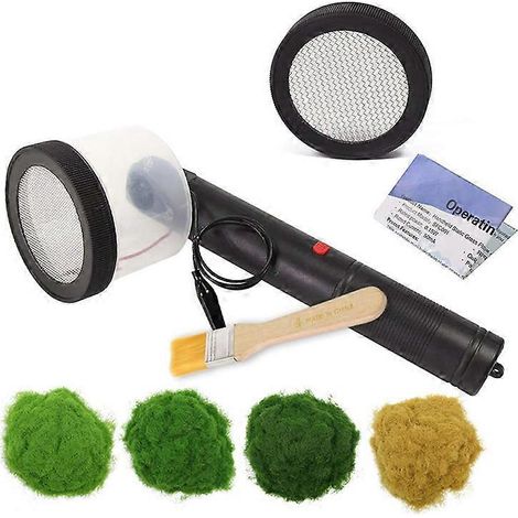 Kit de flocage pour gazon statique, applicateur mini ABS avec poignée pour bricolage -- (1/5)
