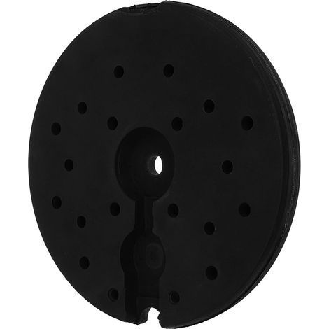 1 Socle Lesté Plastique Diamètre 24 Cm Noir Stable Pour Lampadaire Bureau Et Salon