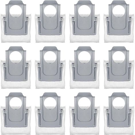 12PCS Sac à poussière pour Roborock Q Revo MaxV / Roborock P10 Pro Robot Aspirateur pièce détachée Dust Garbage Bag (1/5)