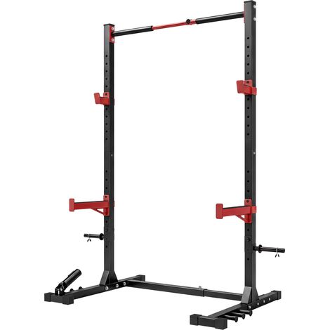 SPORTNOW Power Tower Squat con Barra Trazioni, Larghezza Regolabile (1/5)