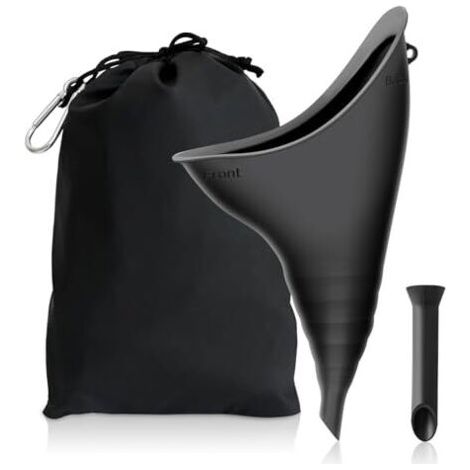 Largeight – Reusable silicone urinal for women – Long nozzle for precise application – Lightweight and foldable – Ideal for camping and travel