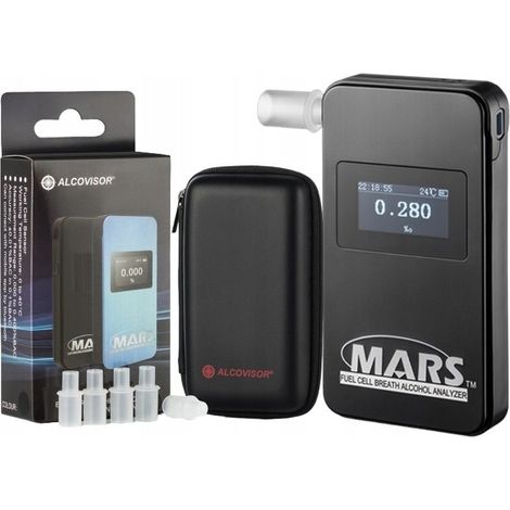 Alcoholímetro electroquímico MART BT negro (1/5)
