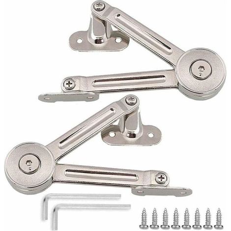 Réglable Ascenseur Support Charnière Charnière,Meuble Armoire Meuble Porte, Ascenseur Support Charnière Charnière Porte Placard, Meubles Placard Couvercle 2PCS (1/4)