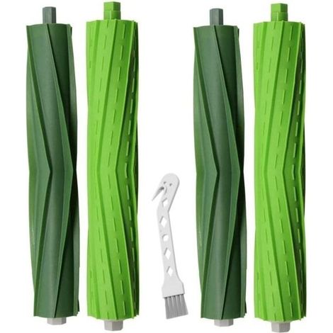 2 set di spazzole a rullo in gomma di ricambio per iRobot Roomba I3, I3+, I6+, I7, I7+, I8+ e E5, E6 ed E7 (1/5)