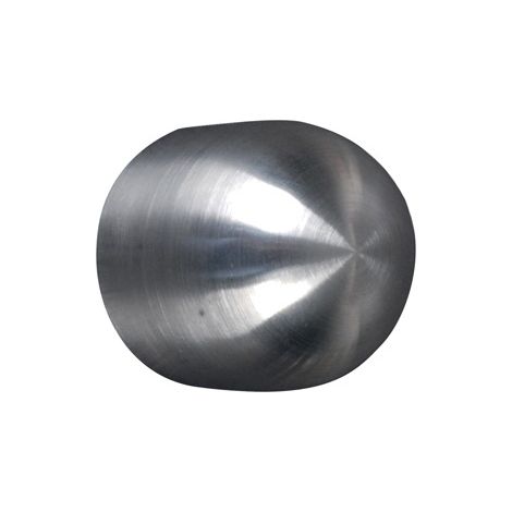[QUALITE FRANCAISE] - Finition boule pour main courante ronde bois de Ø42,4mm - Longueur 40mm - Inox 304 - À coller