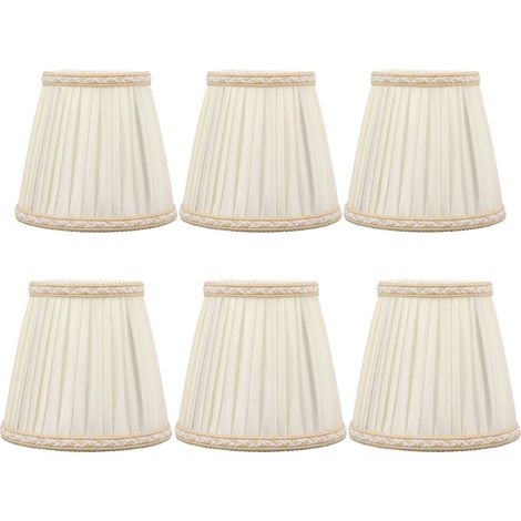 Nannigr 6 Pièces Abat-Jour pour Lampes de Table Lampe, abat jour clip, abat jour , Lustre de Bougeoir - B (1/5)
