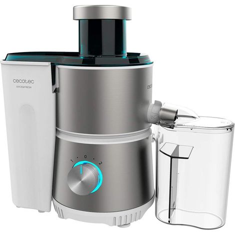 Cecotec Juice&Fresh 400 Titan White Frullatore orbitale 400 W, 20000 giri al minuto, dimensioni compatte, 2 velocità, disco nero rivestito in titanio, sistema antigoccia, brocca da 350 ml (1/5)