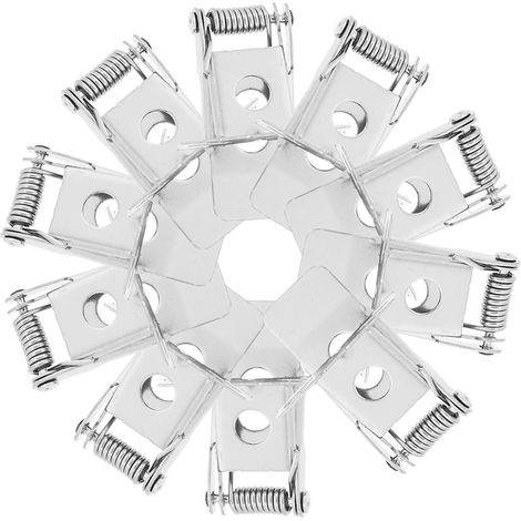 Clip spot 20 pièces, pour éclairage, plafond et panneau LED (1/5)