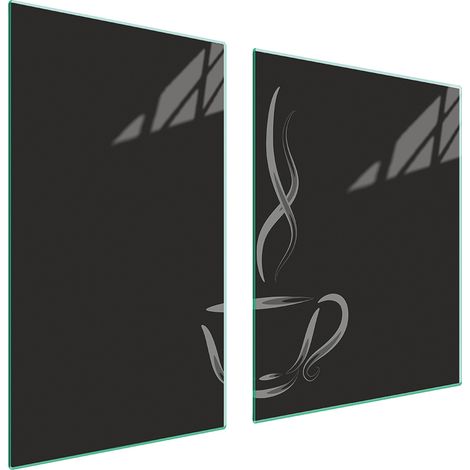 PIATTO E TAGLIERE IN VETRO 100x52 CAFFÈ (1/5)