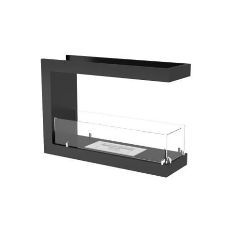 Cheminée BIOETHANOL U double face 80 cm