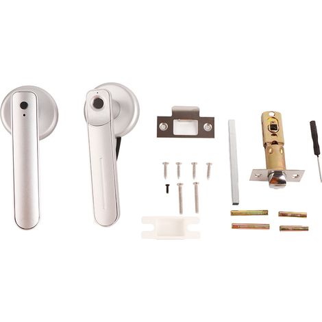 serrure de porte-Serrure à empreinte digitale intelligente - Verrouillage sans clé et rapide pour porte d'accès - Argent pour bureau et domicile (1/4)