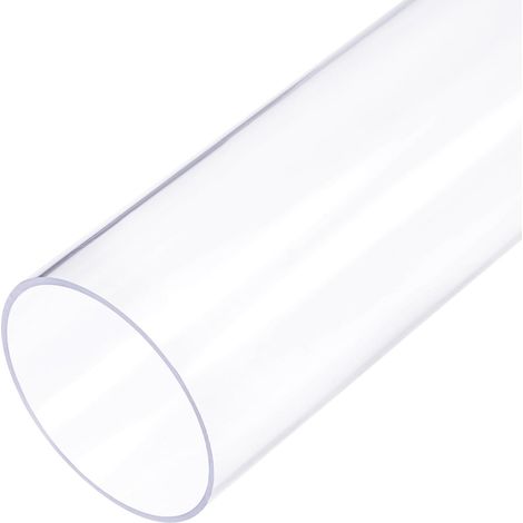 Tube PVC Rigide Transparent 30mm ID x 32mm OD x 0.4M Tube Rond pour Aquarium et Bricolage (1/5)