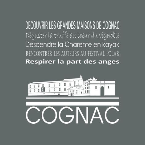 Tableau sur toile Cognac cendre 30x30 cm - Impression sur Toile Murale Décorative - Image imprimée en HD sur Toile - Toile sur Châssis en Bois FSC - Fabriqué en France (1/4)