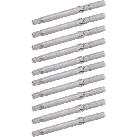 10 Pieces Magnetic Screwdriver Bits, 60mm Alloy Steel (1/5)