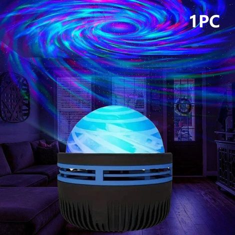 Projecteur de lumière LED Aurore Boréale Veilleuse Galaxie Étoilée D (1/5)