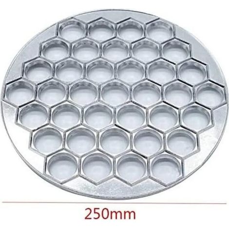Moule À Raviolis - Fonte D Aluminium - Diamètre 25 Cm - Épaisseur 0 55 Cm - Pour Pelmeni Maultaschen - 1 Pièce (1/5)