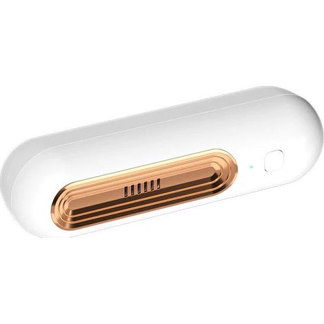 Purificatore d'aria - 1 mini purificatore d'aria oro - 14,54,3 cm - Funzionamento silenzioso - 2 modalità di funzionamento - sterilizzazione e deodorizzazione - frigoriferi (1/2)