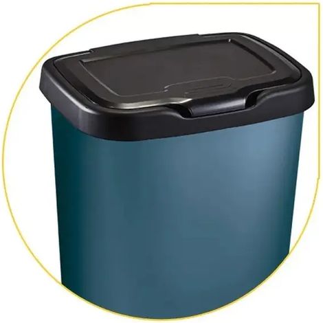 Mülltrennung Jive mit Pedal blau matt 40 l 39,2 x 29,6 x 63,4 cm