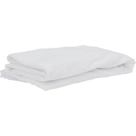 Protège-matelas blanc 100x220 cm imperméable